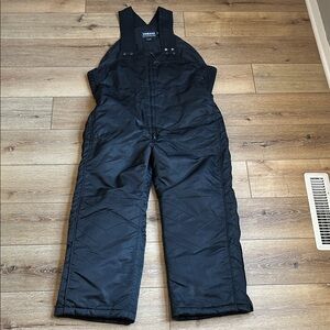 Vintage Yamaha Snow Pants Mens Size Large Short Snowmobile Bib Overalls